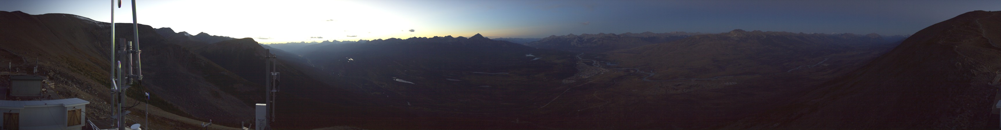 Jasper Marmot Jasper SkyTram snow cam captured at 16 September 2026 at 8:35 pm GMT-6