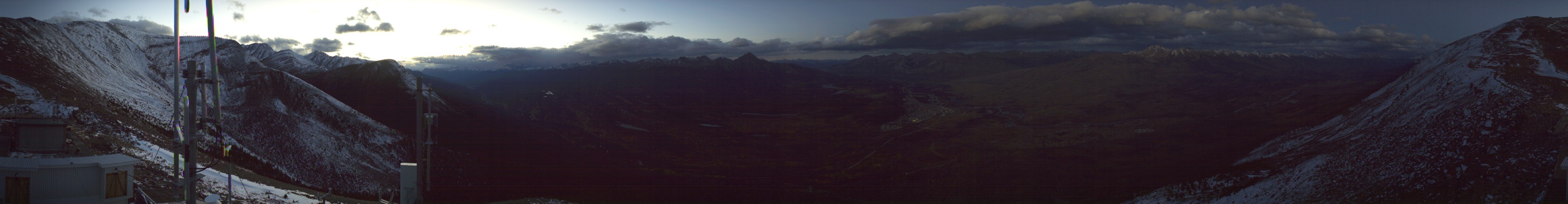 Jasper Marmot Jasper SkyTram snow cam captured at 29 September 2026 at 8:11 pm GMT-6
