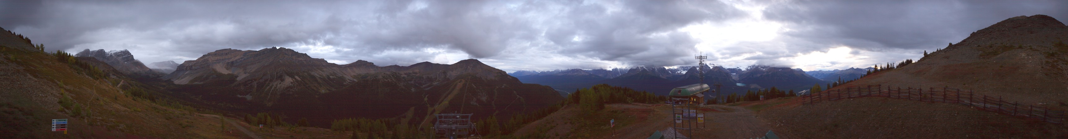 Ski Lake Louise Ptarmigan snow cam captured at 11 September 2026 at 9:15 pm GMT-6
