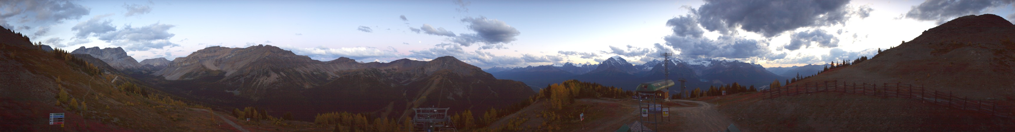 Ski Lake Louise Ptarmigan snow cam captured at 22 September 2026 at 8:05 pm GMT-6