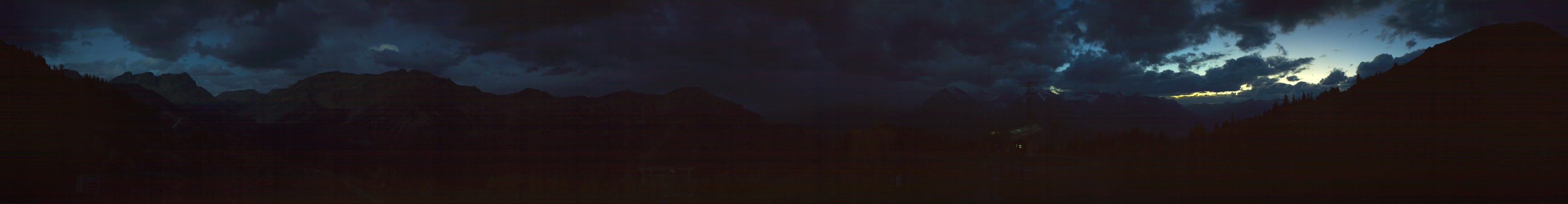 Ski Lake Louise Ptarmigan snow cam captured at 23 September 2026 at 8:17 pm GMT-6