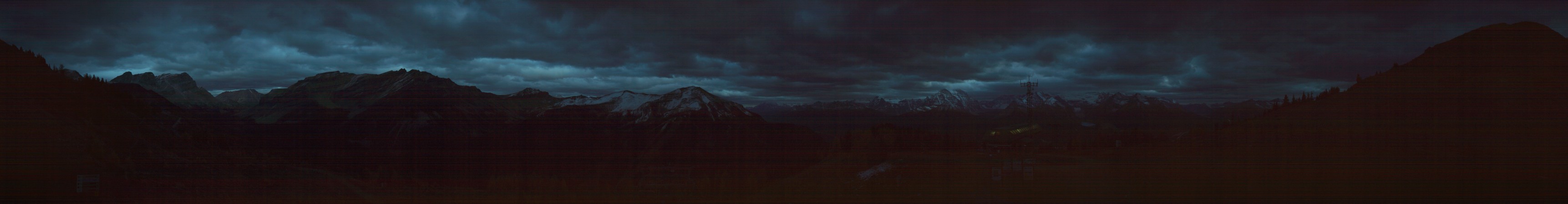 Ski Lake Louise Ptarmigan snow cam captured at 28 September 2026 at 7:53 pm GMT-6