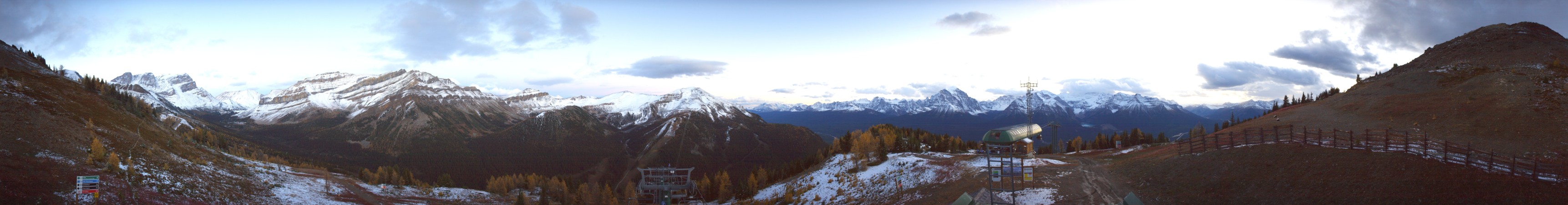 Ski Lake Louise Ptarmigan snow cam captured at 30 September 2026 at 7:51 pm GMT-6