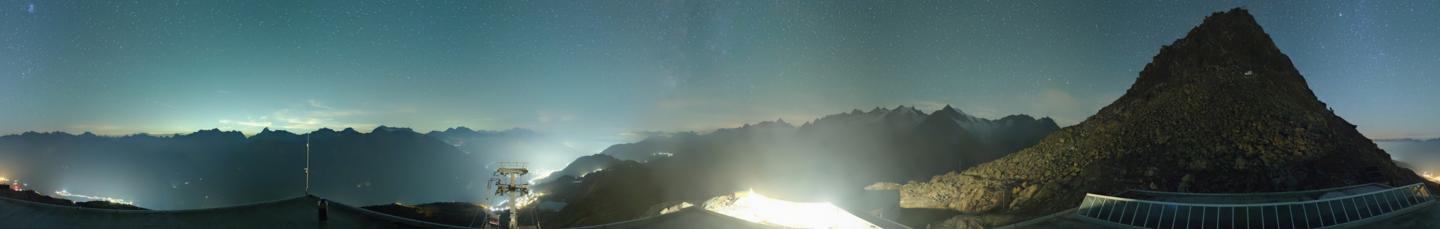 Aletsch Bahnen Management AG Bettmerhorn snow cam captured at 3 October 2026 at 11:48 pm GMT+2