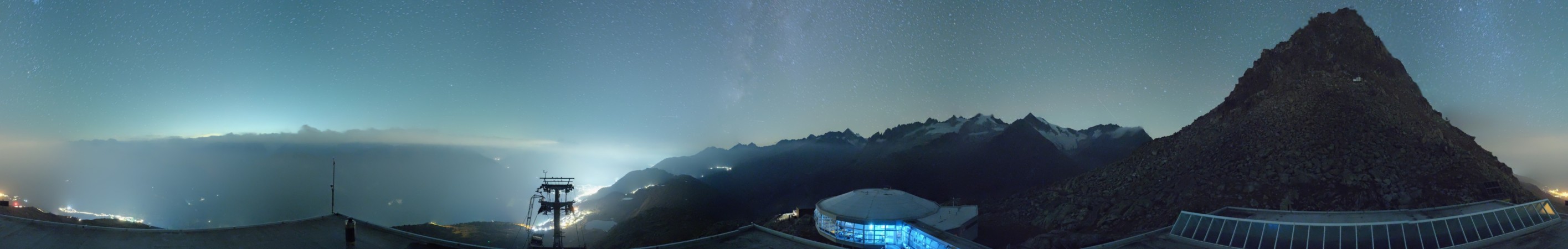 Aletsch Bahnen Management AG Bettmerhorn snow cam captured at 5 October 2026 at 11:55 pm GMT+2
