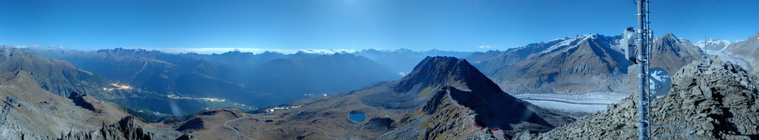 Aletsch Bahnen Management AG Eggishorn snow cam captured at 23 September 2026 at 11:49 pm GMT+2