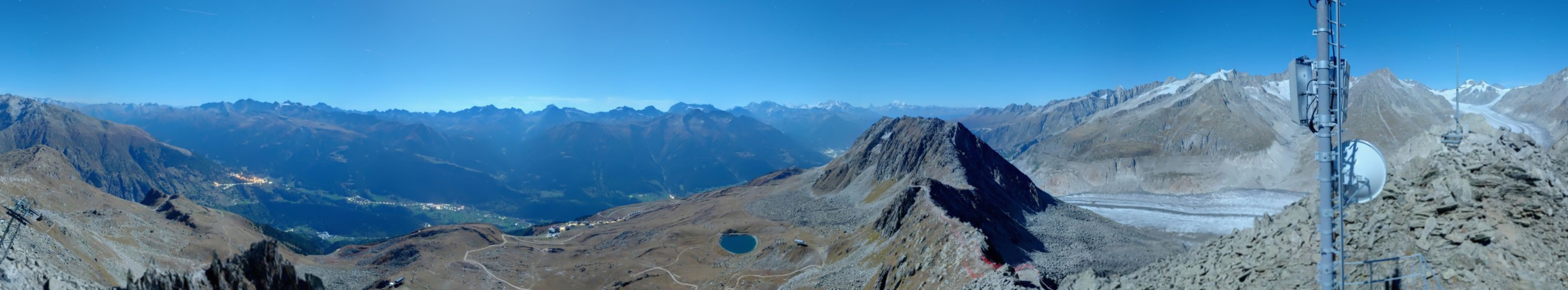 Aletsch Bahnen Management AG Eggishorn snow cam captured at 26 September 2026 at 11:56 pm GMT+2