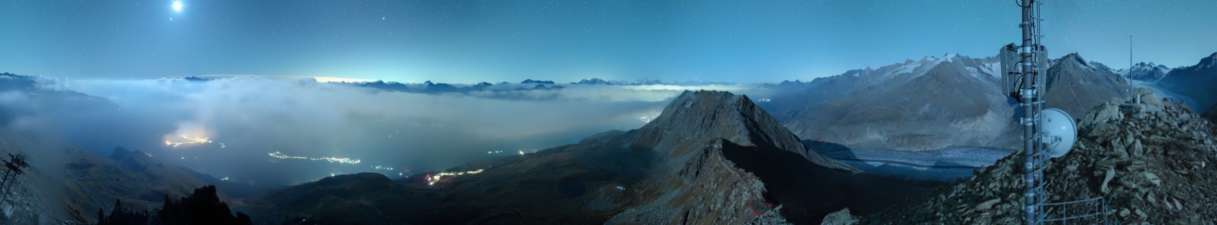 Aletsch Bahnen Management AG Eggishorn snow cam captured at 6 October 2026 at 4:52 am GMT+2