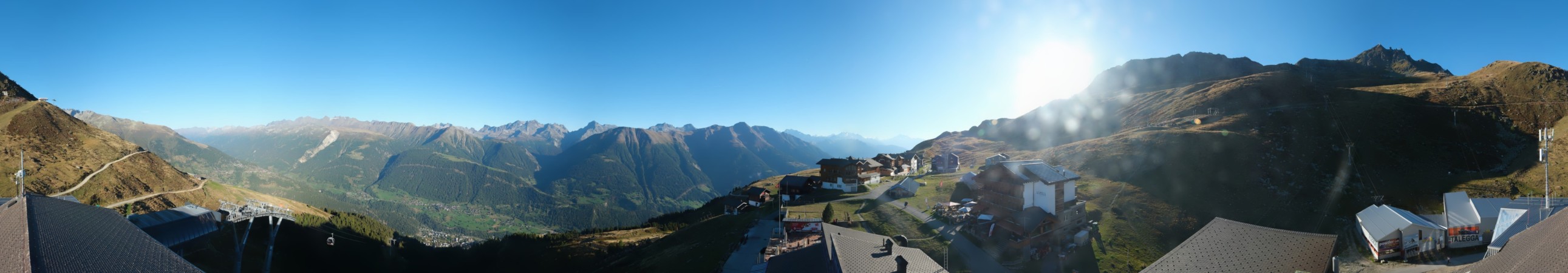 Aletsch Bahnen Management AG Fiescheralp - Kühboden snow cam captured at 15 September 2026 at 6:12 pm GMT+2