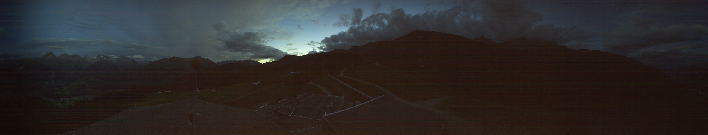 Andermatt Sedrun Disentis Caischavedra snow cam captured at 13 September 2026 at 8:21 pm GMT+2