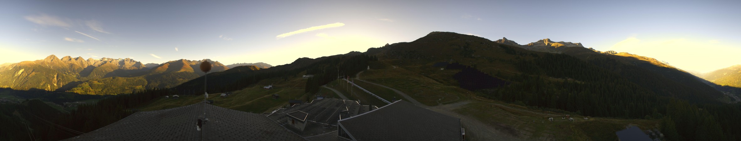 Andermatt Sedrun Disentis Caischavedra snow cam captured at 15 September 2026 at 6:46 pm GMT+2