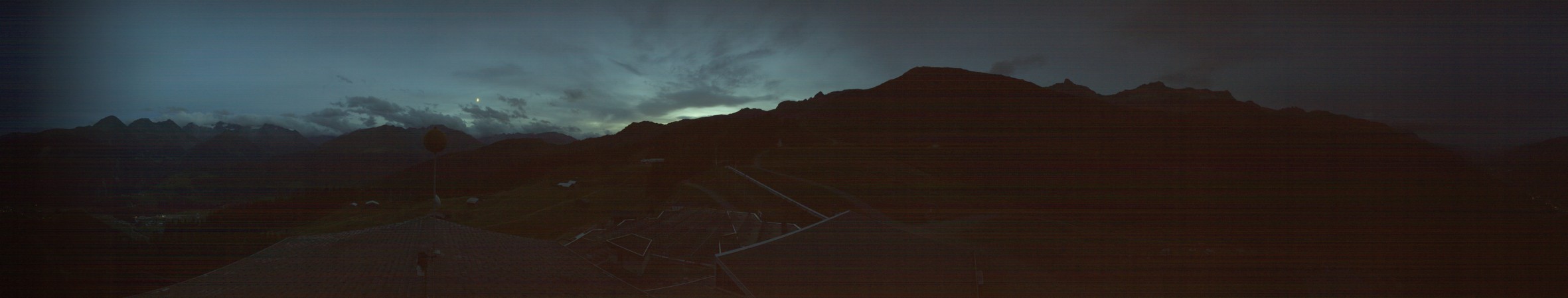 Andermatt Sedrun Disentis Caischavedra snow cam captured at 17 September 2026 at 8:18 pm GMT+2