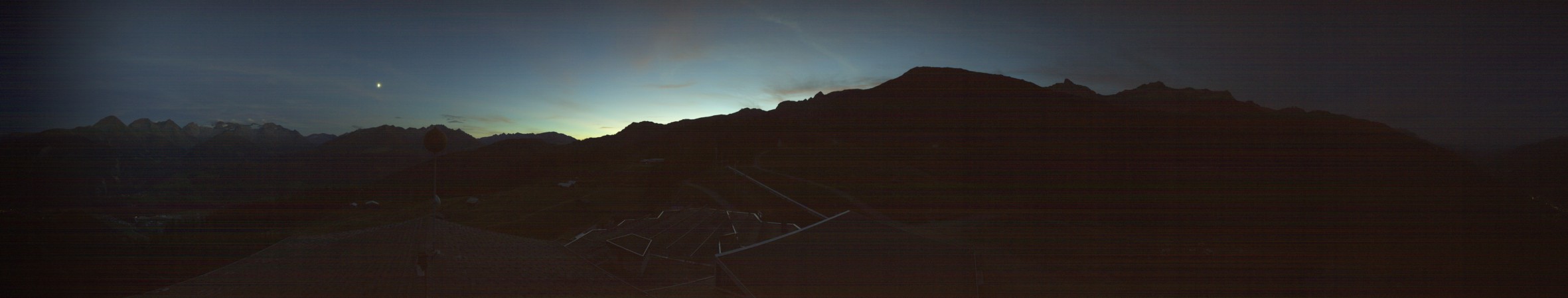 Andermatt Sedrun Disentis Caischavedra snow cam captured at 19 September 2026 at 8:14 pm GMT+2