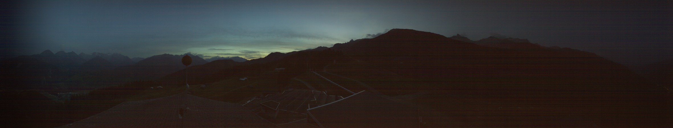 Andermatt Sedrun Disentis Caischavedra snow cam captured at 3 October 2026 at 7:47 pm GMT+2