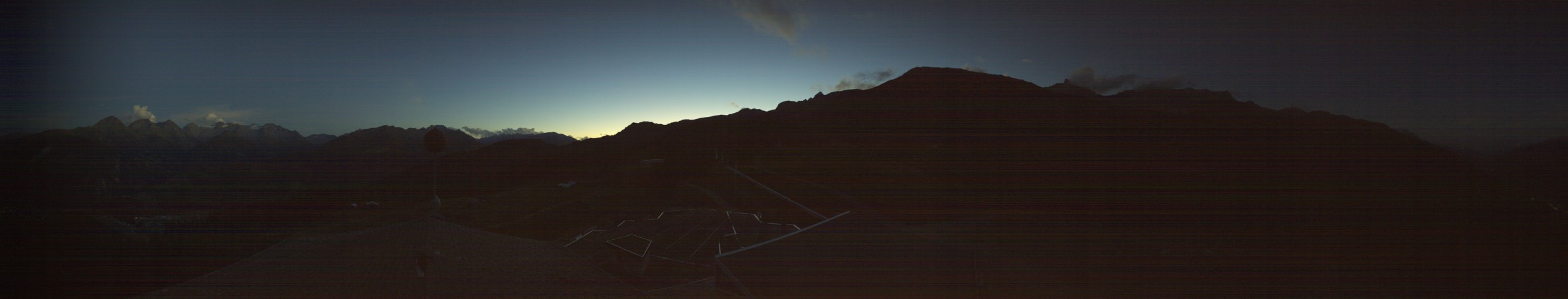 Andermatt Sedrun Disentis Caischavedra snow cam captured at 5 October 2026 at 7:46 pm GMT+2