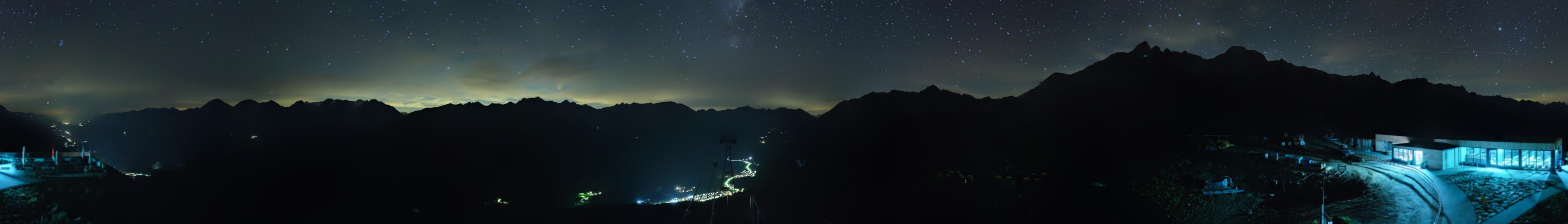Andermatt Sedrun Disentis Cuolm Da Vi snow cam captured at 12 September 2026 at 11:50 pm GMT+2