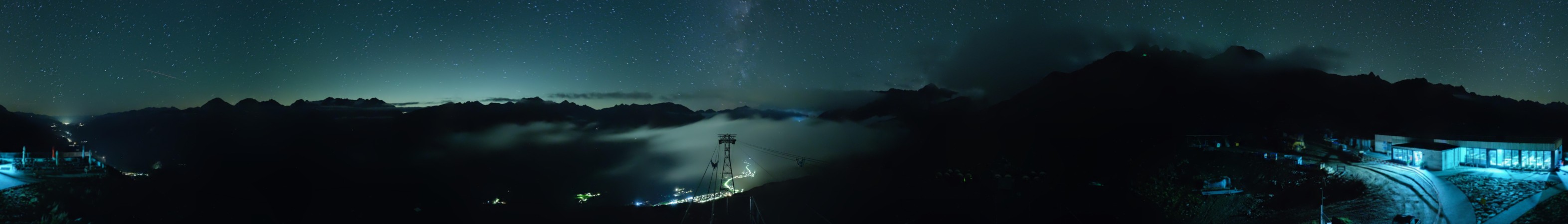 Andermatt Sedrun Disentis Cuolm Da Vi snow cam captured at 14 September 2026 at 11:52 pm GMT+2
