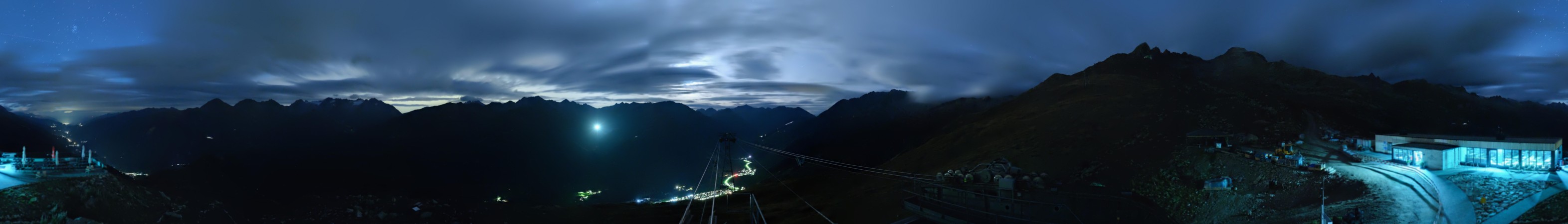 Andermatt Sedrun Disentis Cuolm Da Vi snow cam captured at 20 September 2026 at 11:51 pm GMT+2