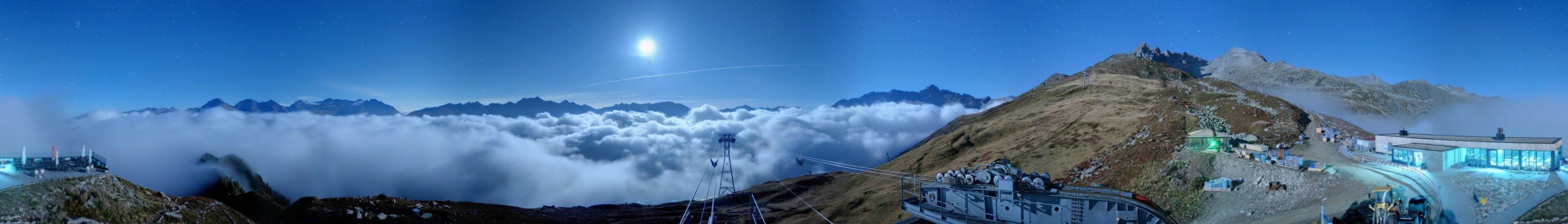 Andermatt Sedrun Disentis Cuolm Da Vi snow cam captured at 21 September 2026 at 11:52 pm GMT+2