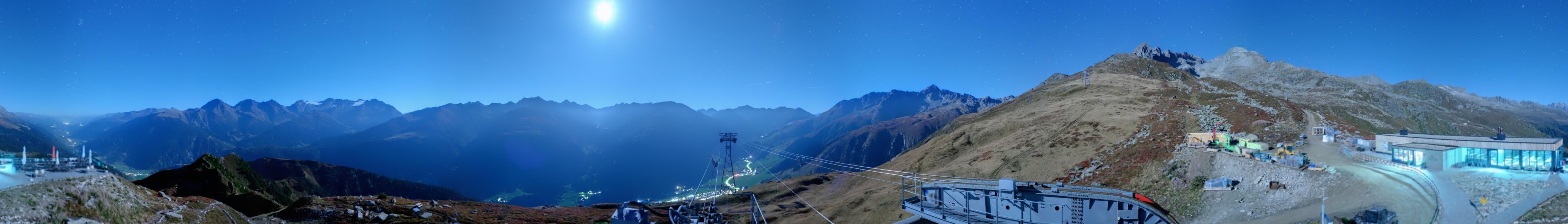 Andermatt Sedrun Disentis Cuolm Da Vi snow cam captured at 22 September 2026 at 11:51 pm GMT+2