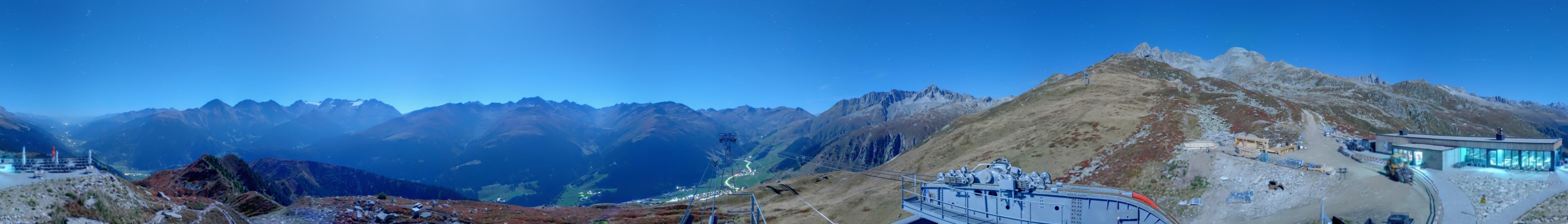 Andermatt Sedrun Disentis Cuolm Da Vi snow cam captured at 25 September 2026 at 11:46 pm GMT+2