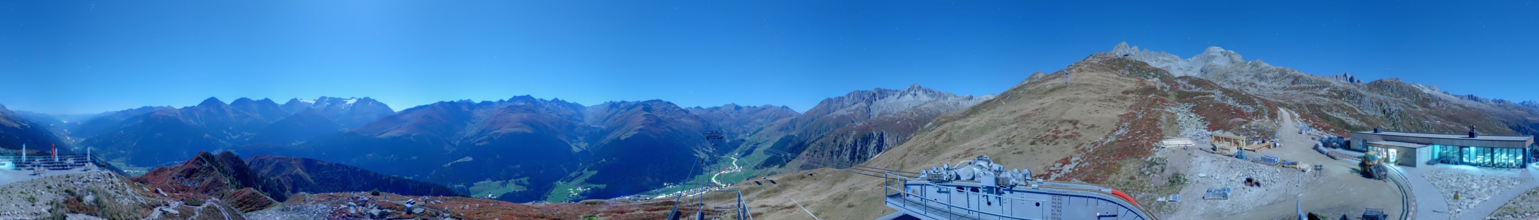 Andermatt Sedrun Disentis Cuolm Da Vi snow cam captured at 26 September 2026 at 11:57 pm GMT+2