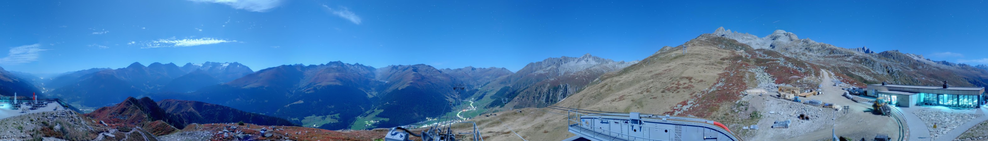 Andermatt Sedrun Disentis Cuolm Da Vi snow cam captured at 27 September 2026 at 11:57 pm GMT+2