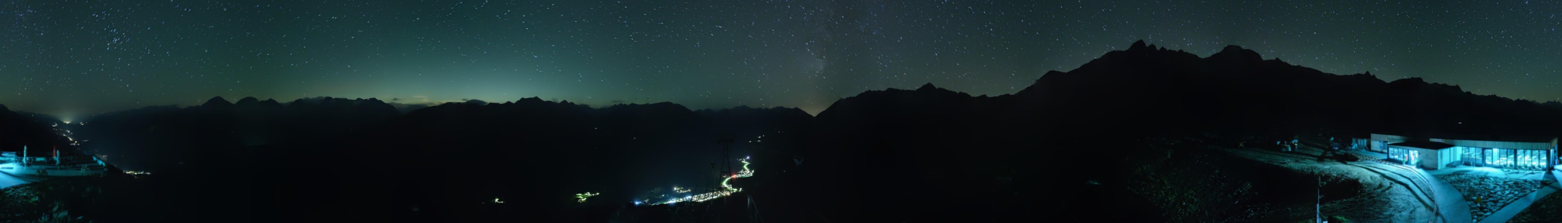 Andermatt Sedrun Disentis Cuolm Da Vi snow cam captured at 5 October 2026 at 11:49 pm GMT+2