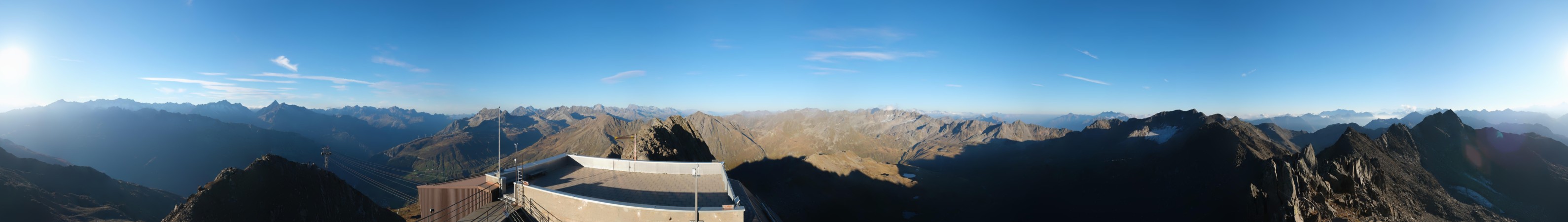 Andermatt Sedrun Disentis Gemsstock snow cam captured at 15 September 2026 at 6:46 pm GMT+2