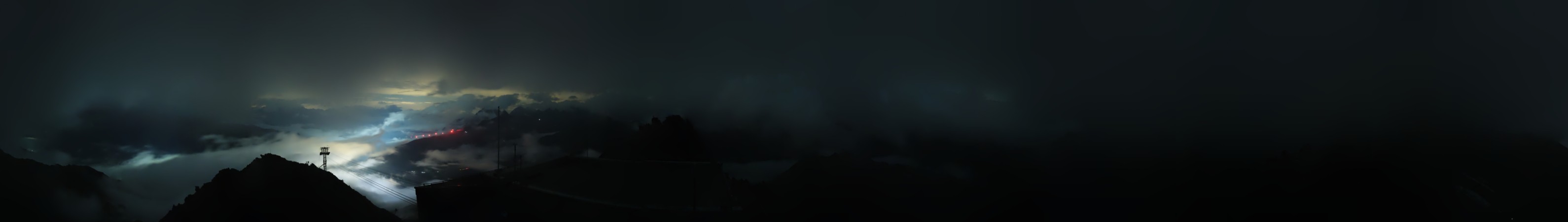 Andermatt Sedrun Disentis Gemsstock snow cam captured at 17 September 2026 at 11:58 pm GMT+2
