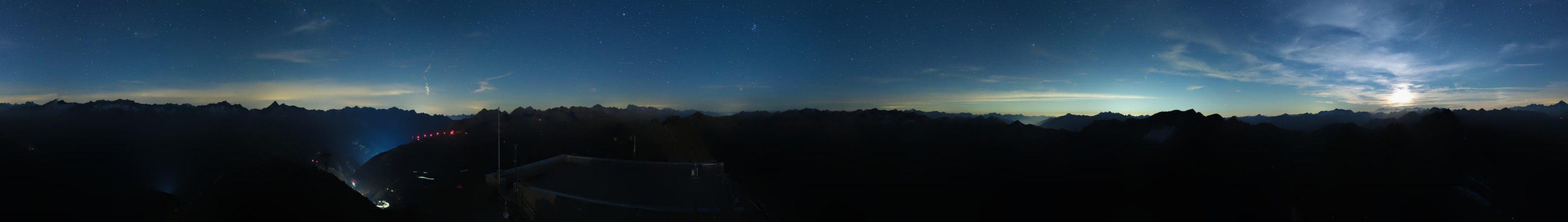 Andermatt Sedrun Disentis Gemsstock snow cam captured at 19 September 2026 at 11:43 pm GMT+2