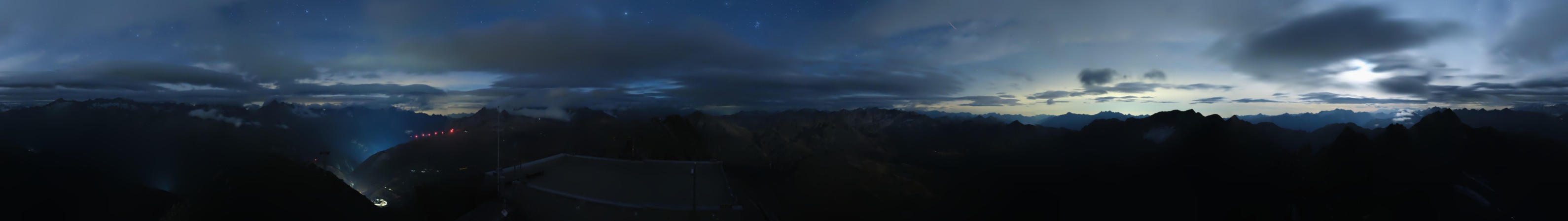 Andermatt Sedrun Disentis Gemsstock snow cam captured at 20 September 2026 at 11:40 pm GMT+2