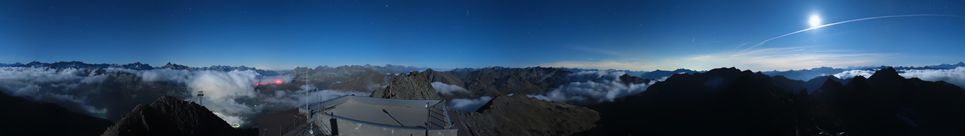 Andermatt Sedrun Disentis Gemsstock snow cam captured at 21 September 2026 at 11:41 pm GMT+2