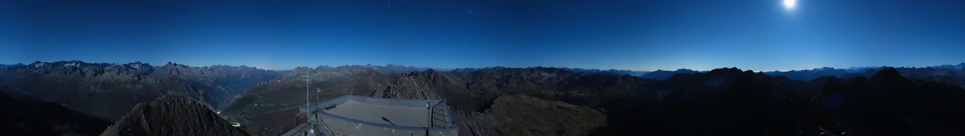 Andermatt Sedrun Disentis Gemsstock snow cam captured at 22 September 2026 at 11:39 pm GMT+2