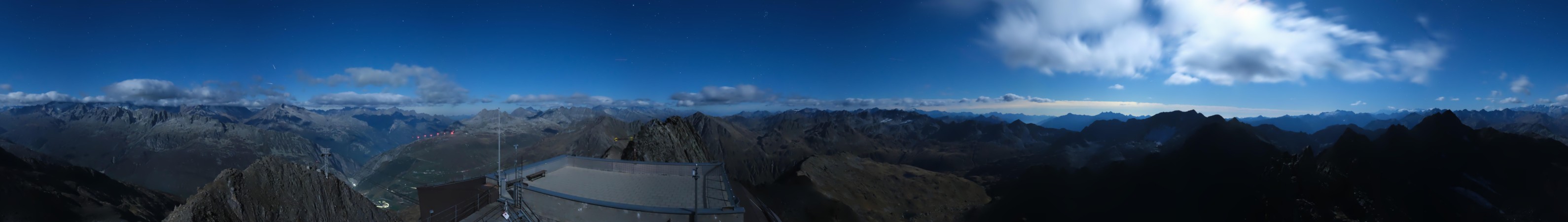 Andermatt Sedrun Disentis Gemsstock snow cam captured at 23 September 2026 at 11:41 pm GMT+2