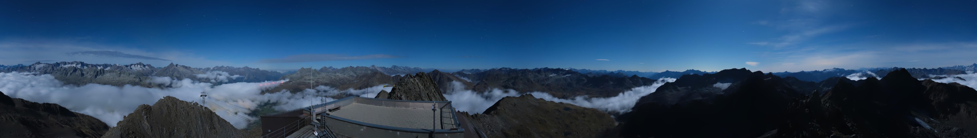 Andermatt Sedrun Disentis Gemsstock snow cam captured at 24 September 2026 at 11:56 pm GMT+2
