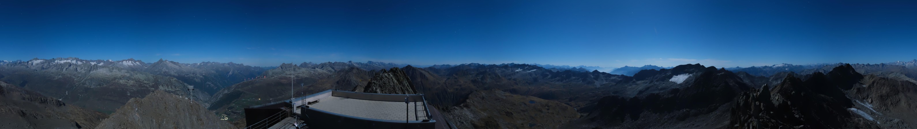 Andermatt Sedrun Disentis Gemsstock snow cam captured at 26 September 2026 at 11:57 pm GMT+2