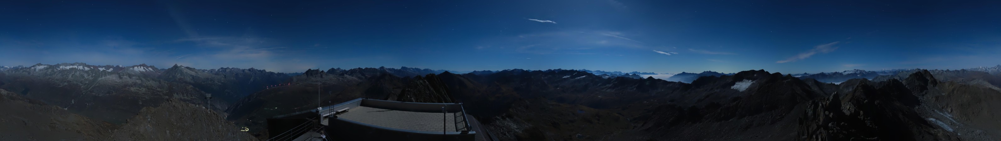 Andermatt Sedrun Disentis Gemsstock snow cam captured at 28 September 2026 at 11:54 pm GMT+2
