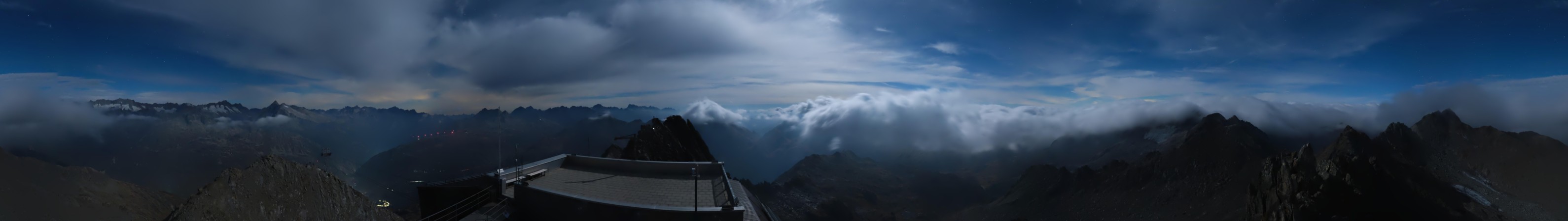 Andermatt Sedrun Disentis Gemsstock snow cam captured at 29 September 2026 at 11:49 pm GMT+2