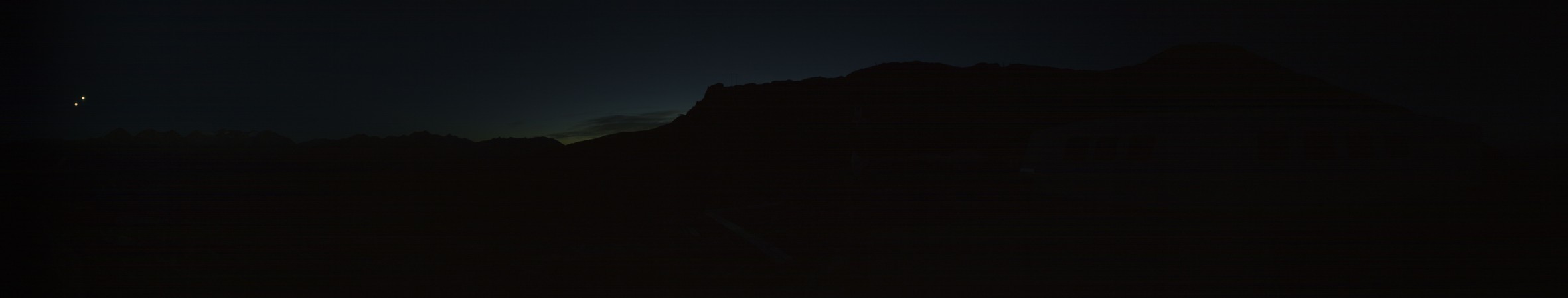 Andermatt Sedrun Disentis Gendusas snow cam captured at 25 September 2026 at 7:55 pm GMT+2