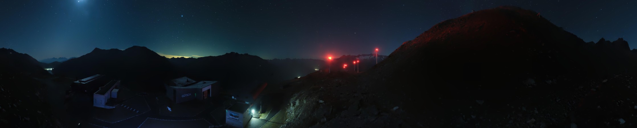 Andermatt Sedrun Disentis Gütsch snow cam captured at 6 October 2026 at 6:04 am GMT+2