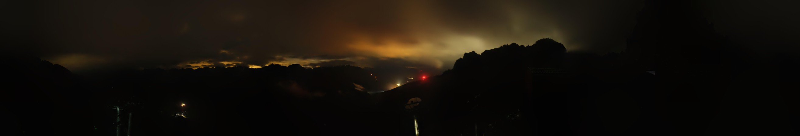 Andermatt Sedrun Disentis Schneehüenerstock snow cam captured at 13 September 2026 at 11:50 pm GMT+2