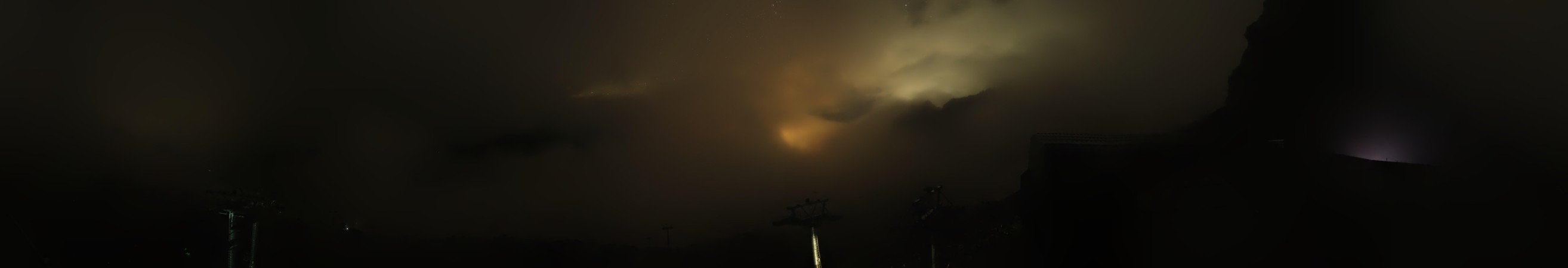 Andermatt Sedrun Disentis Schneehüenerstock snow cam captured at 16 September 2026 at 11:46 pm GMT+2