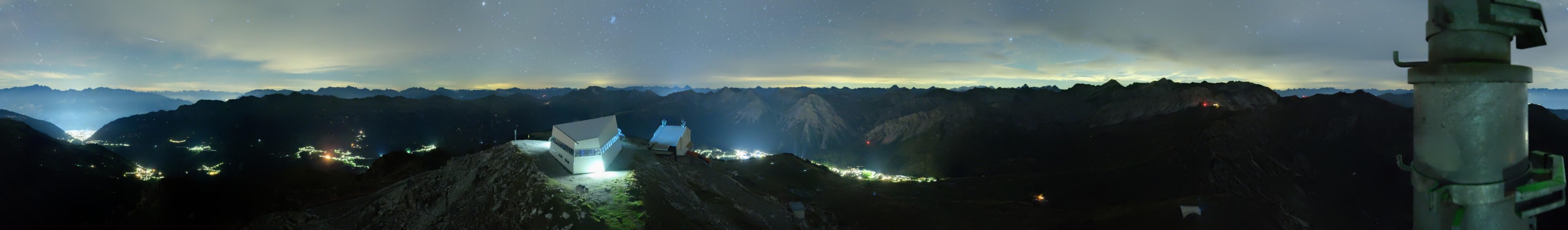 Arosa Bergbahnen Weisshorn snow cam captured at 12 September 2026 at 11:50 pm GMT+2