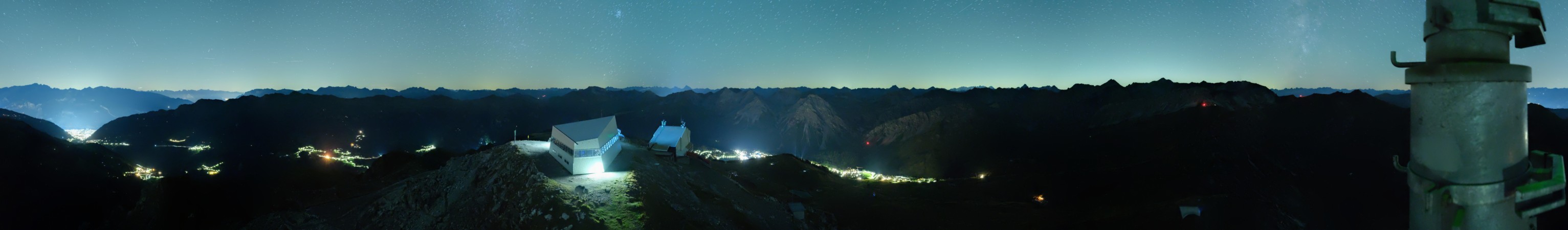 Arosa Bergbahnen Weisshorn snow cam captured at 14 September 2026 at 11:53 pm GMT+2