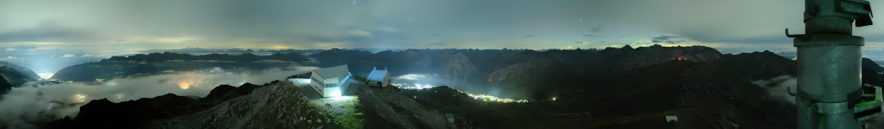 Arosa Bergbahnen Weisshorn snow cam captured at 17 September 2026 at 11:58 pm GMT+2