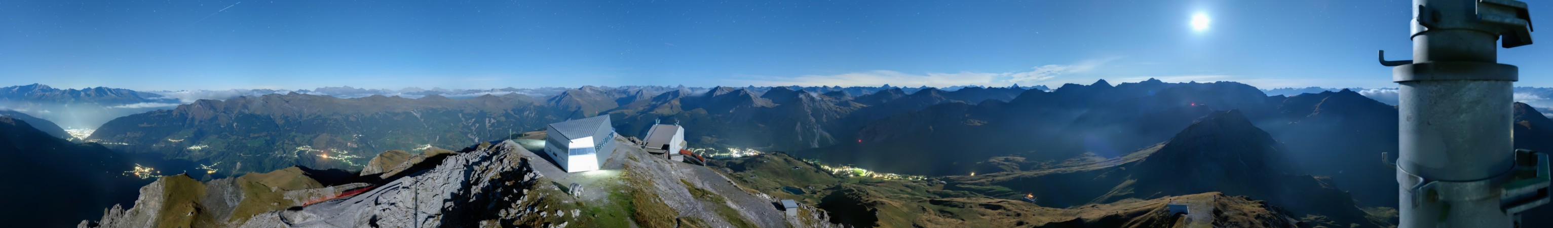 Arosa Bergbahnen Weisshorn snow cam captured at 21 September 2026 at 11:53 pm GMT+2