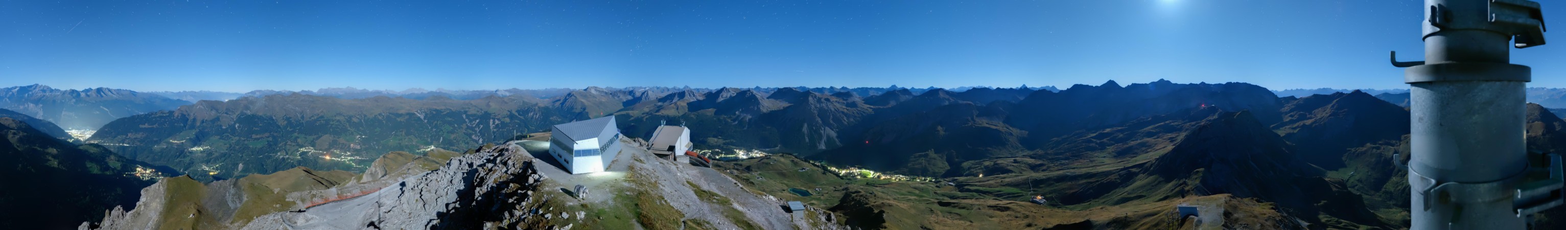 Arosa Bergbahnen Weisshorn snow cam captured at 22 September 2026 at 11:52 pm GMT+2