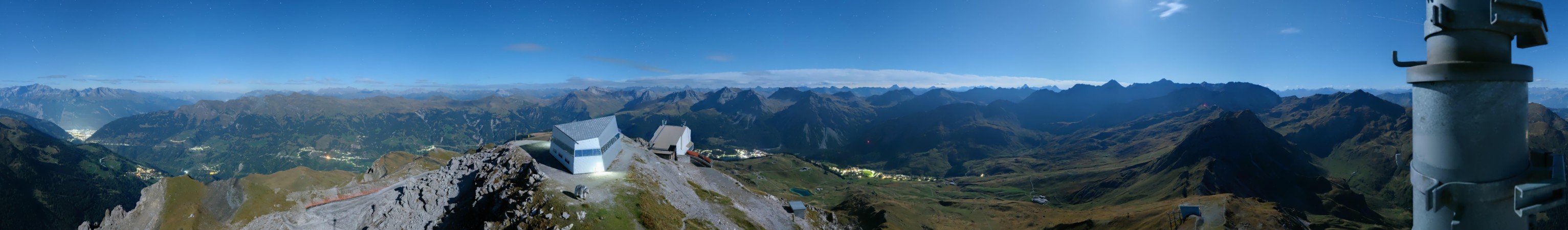 Arosa Bergbahnen Weisshorn snow cam captured at 23 September 2026 at 11:53 pm GMT+2