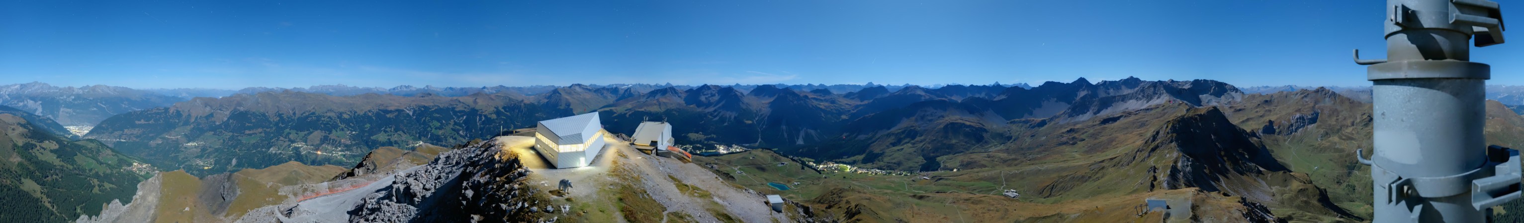Arosa Bergbahnen Weisshorn snow cam captured at 26 September 2026 at 11:57 pm GMT+2